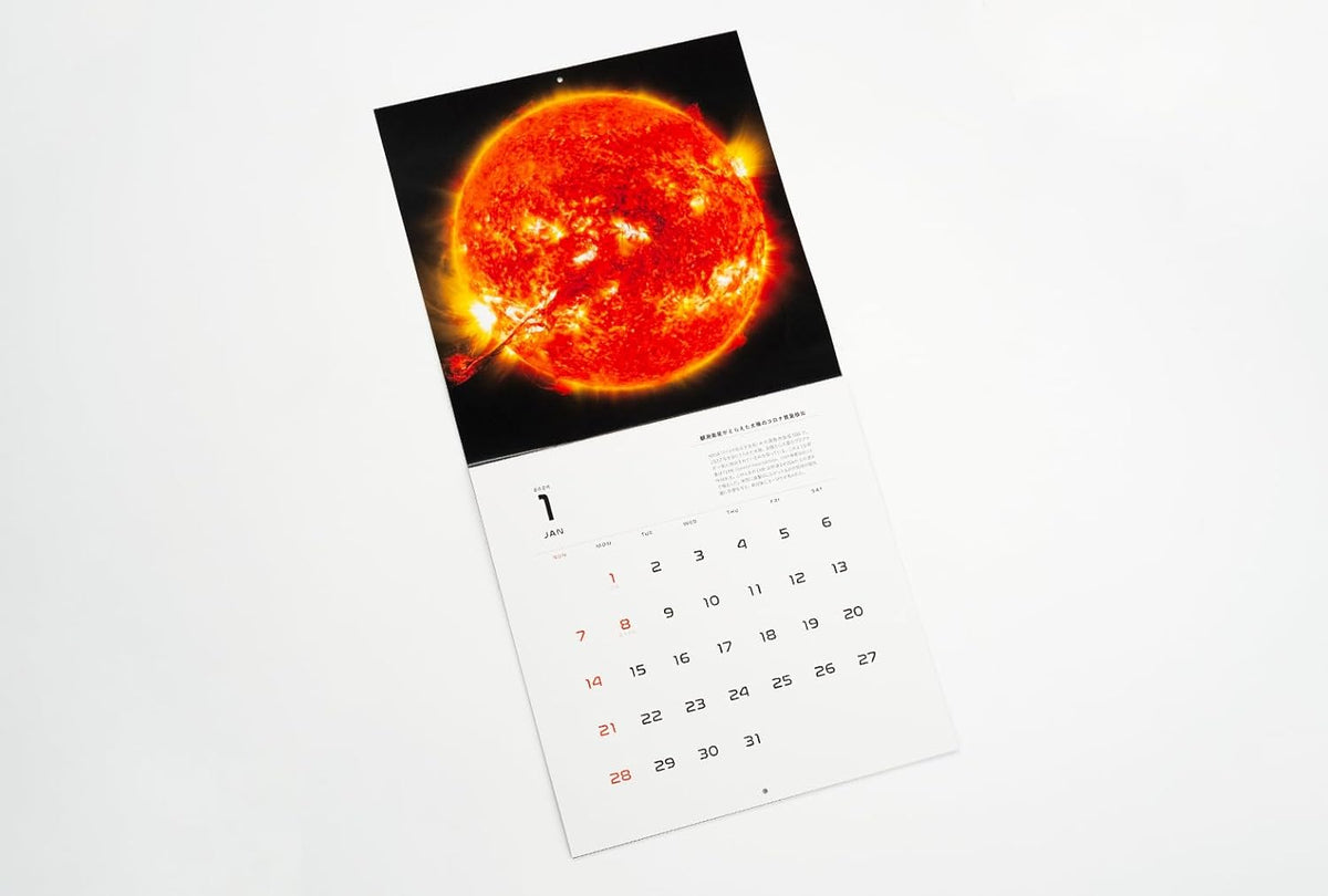 SPACE Astrophotography Calendar 2024 Japanese Book Store