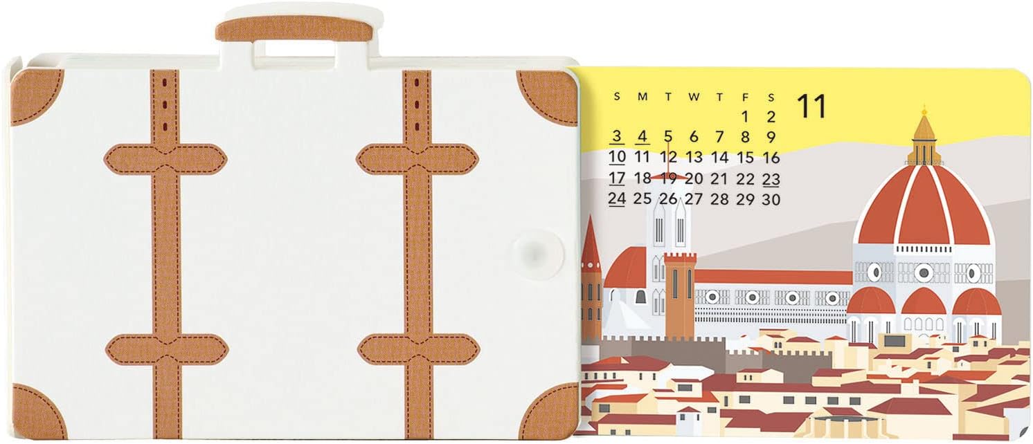 good morning 2024 desk calendar travel 1909 – Japanese Book Store