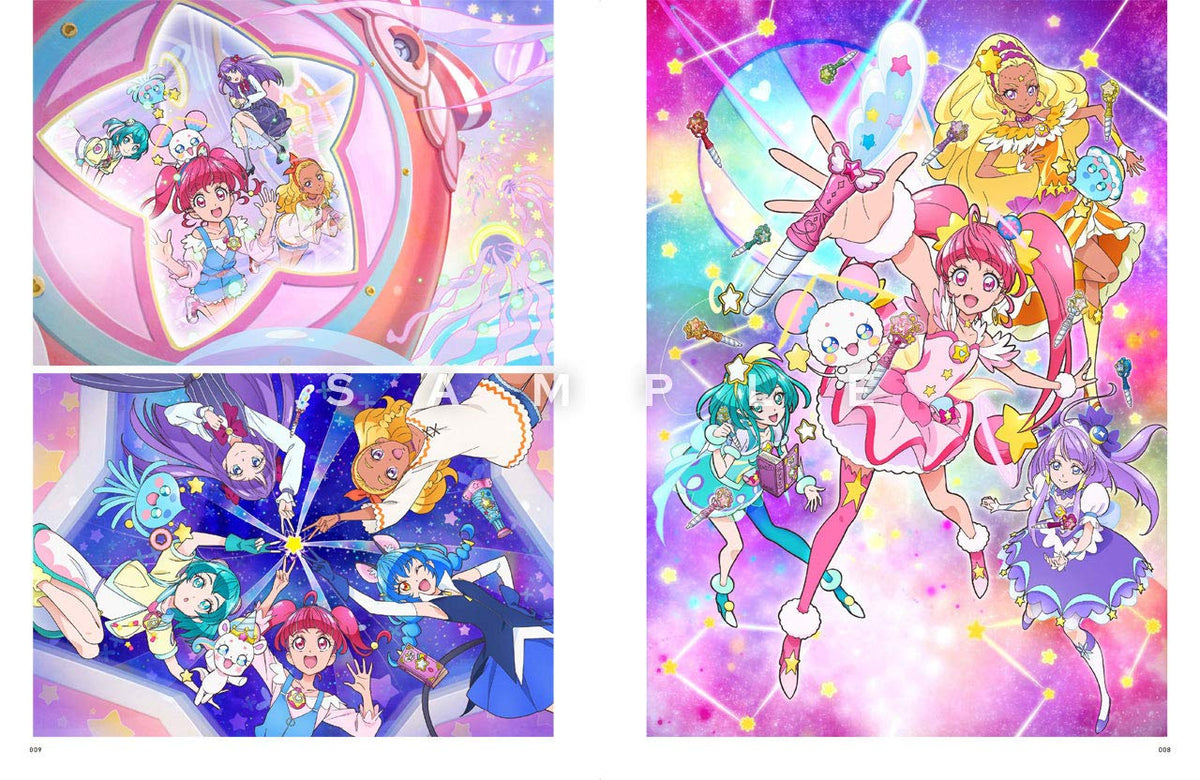 Pretty Cure aka PreCure Japanese anime characters by Toei at the