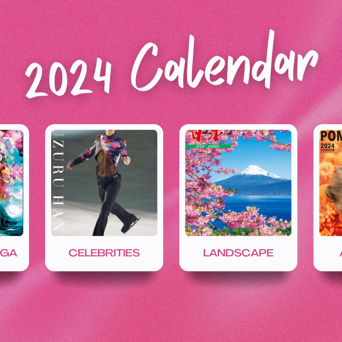 Mass arrival of 2024 calendars