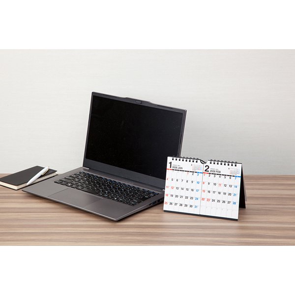 Eco Wall Desk Calendar 2026 B7 x 2-Sheet E167