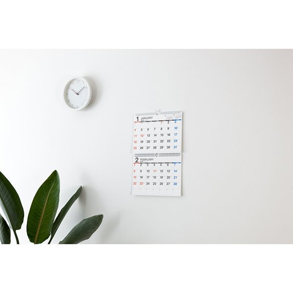 Eco Wall Calendar 2026 A4 x 2-Sheet E60