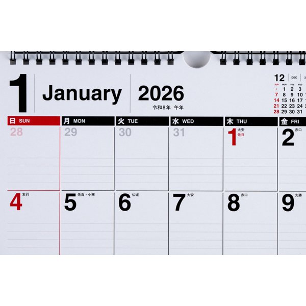 Eco Wall Calendar 2026 Modified B4 E78