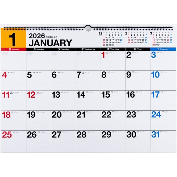 Eco Wall Calendar 2026 B3 E53