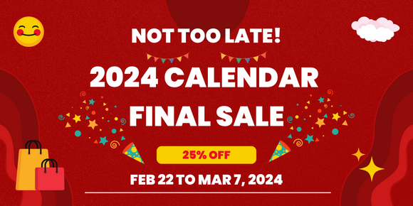 2024 Calendar Final Sale