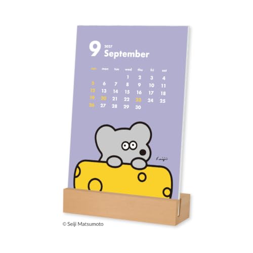 New Japan Calendar 2027 Desk Calendar Andy The Mouse Desk Calendar NK4220