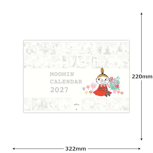 Hallmark Moomin Little My 2027 Wall Calendar Large 853259