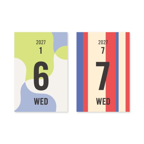 New Japan Calendar 2027 Page-A-Day Calendar Mini Mini Daily Calendar NK4470