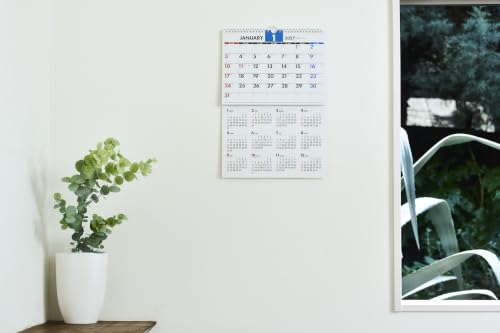 Greeting Life 2027 Desk Calendar Animal Die Cut Samoyed C-1803-ET