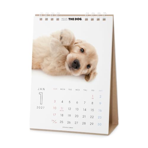 THE DOG 2027 Desk Calendar [Golden Retriever]