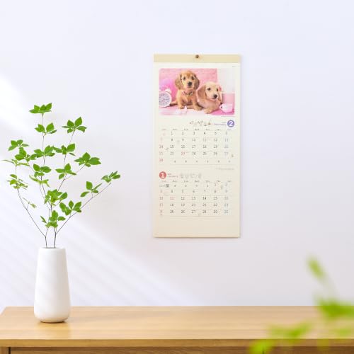 New Japan Calendar 2027 Wall Calendar Natural Dog NK434