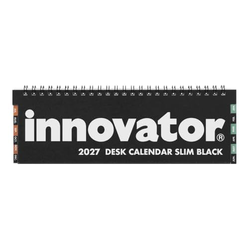 Innovator 2027 Desk Calendar Slim Black 31441006