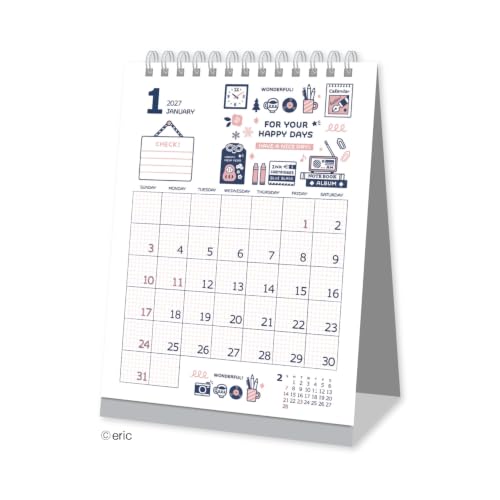 Eco Wall Calendar 2027 A4 E62