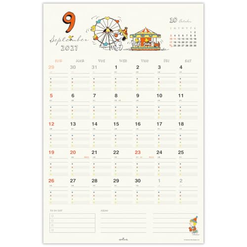 Hallmark Snoopy 2027 Wall Calendar Family Calendar with Stickers 853129