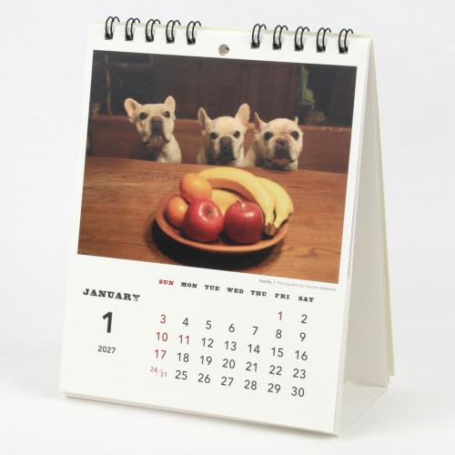 New Japan Calendar 2027 Desk Calendar Jumbo Moji NK8543