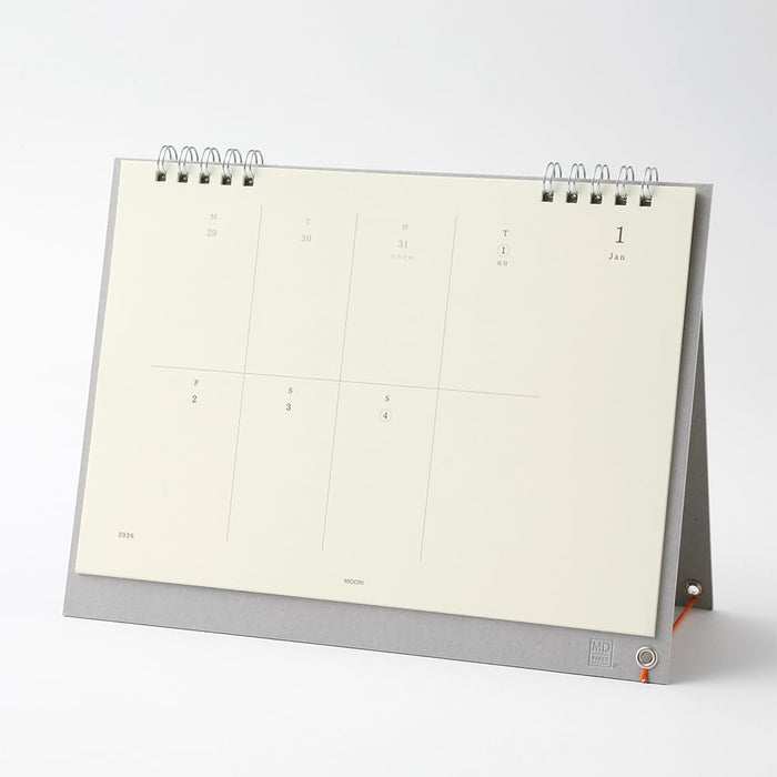 Midori 2026 Desk Calendar MD Calendar Weekly + Memo 31391006