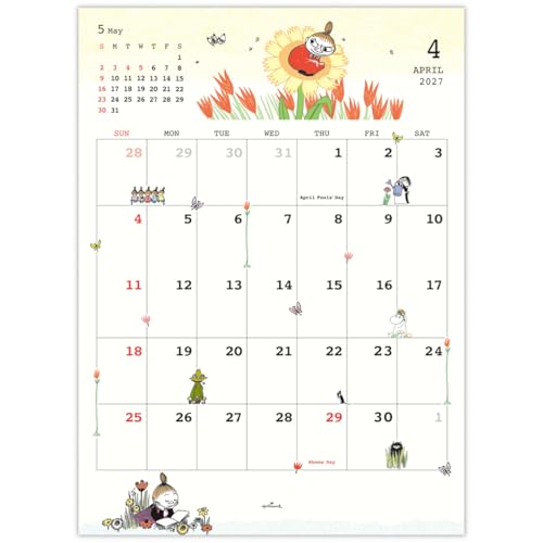 Hallmark Moomin Little My 2027 Wall Calendar Large 853259