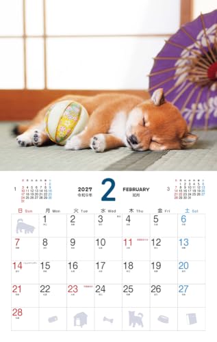 New Japan Calendar 2027 Wall Calendar World Golf Courses NK146 738x515mm