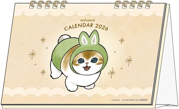 Sun-Star Stationery mofusand 2026 Desk Calendar mofusand S8521638