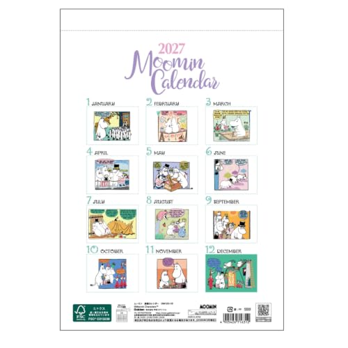 Midori 2027 Desk Calendar M Dog Pattern 31408006