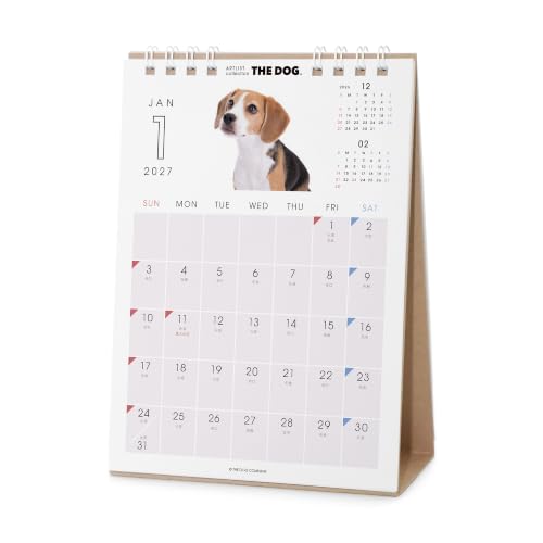 THE DOG 2027 Desk Calendar [Beagle]