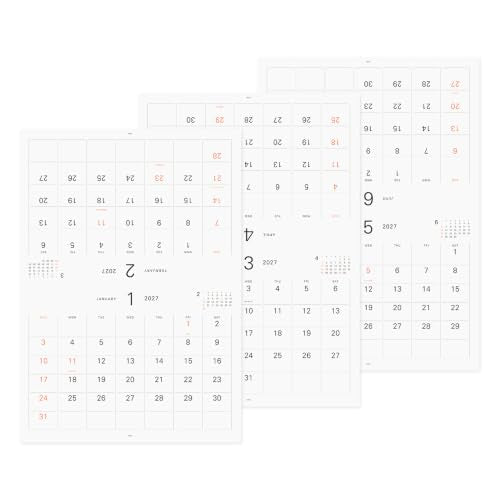 Takahashi 2027 Wall Calendar A4 E61