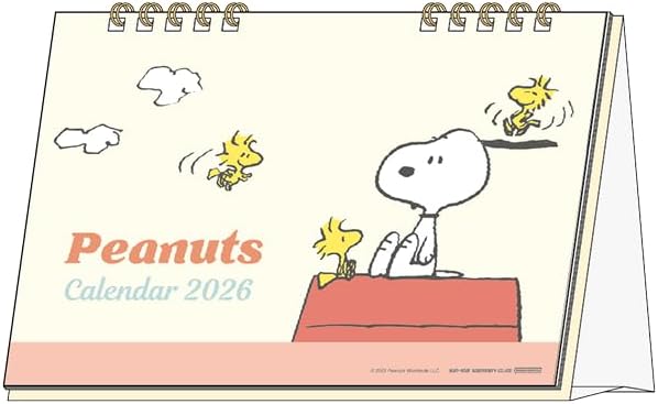 Sun-Star Stationery Snoopy 2026 Desk Calendar PEANUTS Snoopy S8521565