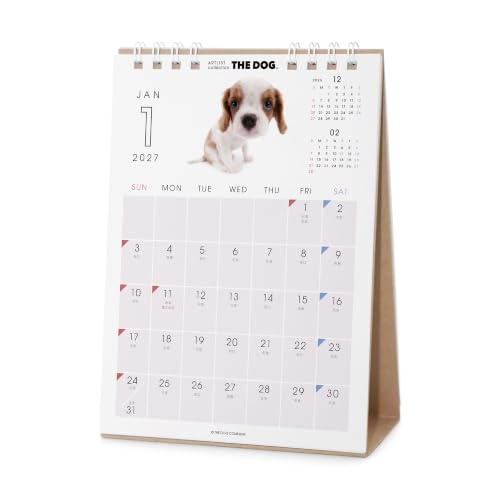 THE DOG 2027 Desk Calendar [Cavalier King Charles Spaniel]