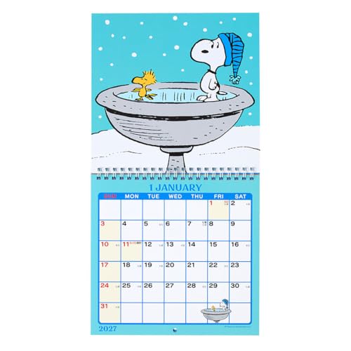 Sanrio Wall Calendar M 2027 Snoopy Wall Calendar 921688