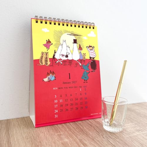Gakken Sta:Ful 2027 Calendar Moomin Desk Calendar All Stars M09544