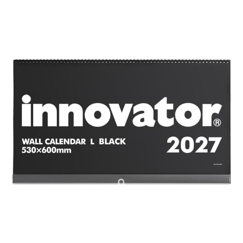 Innovator 2027 Wall Calendar L Black 31437006