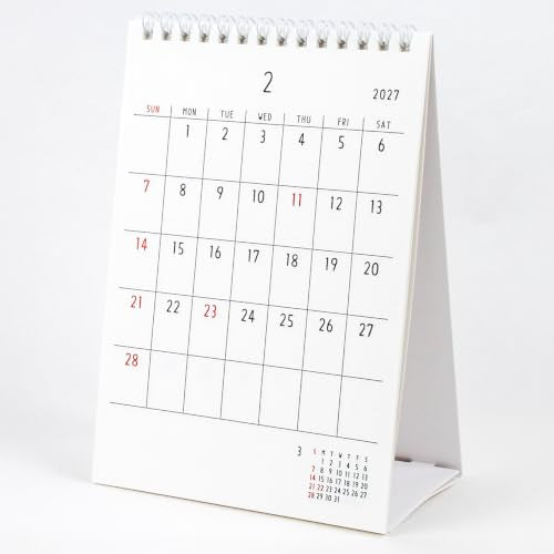 Greeting Life 2027 Desk Calendar Noritake C-1757-NT