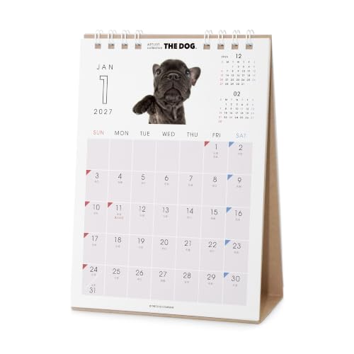THE DOG 2027 Desk Calendar [French Bulldog]