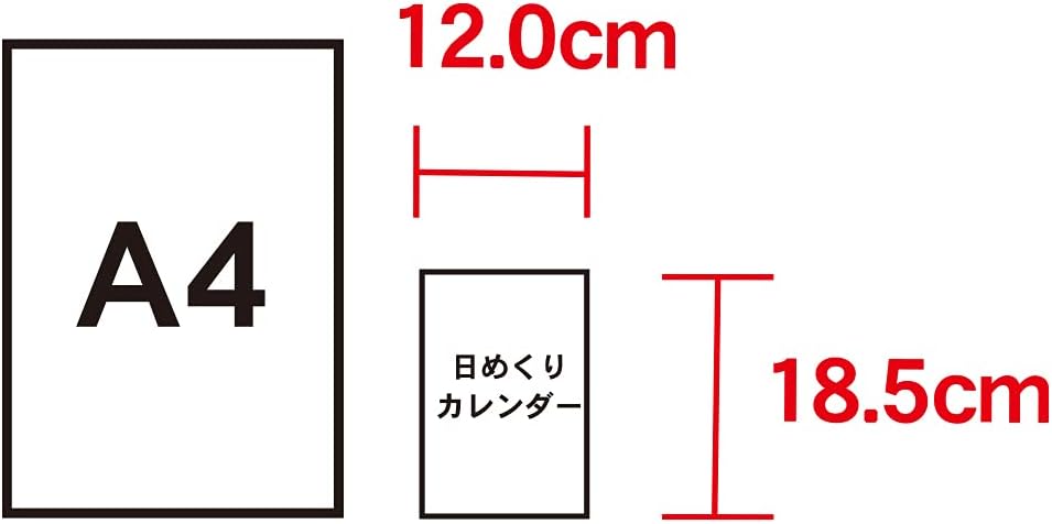 New Japan Calendar 2026 Page-A-Day Calendar Moomin NK4410