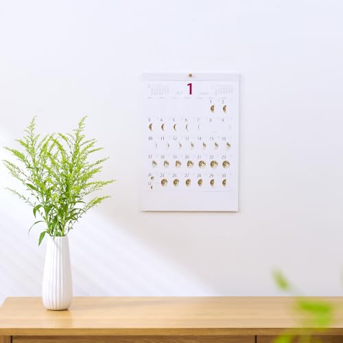 New Japan Calendar 2027 Wall Calendar Gold Moon NK464