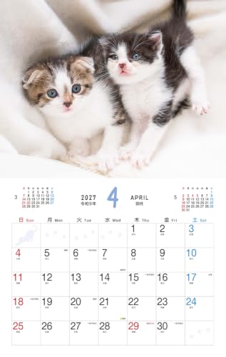King Corporation 2027 Desk Calendar Fine Desk 160 x 180mm KC10004