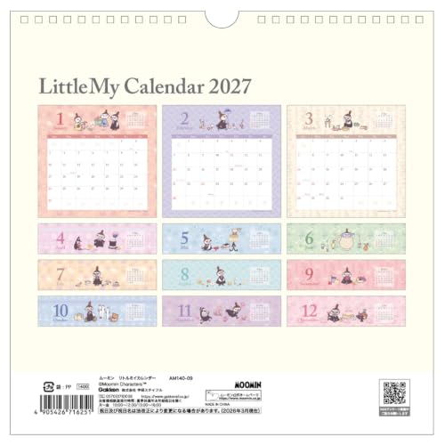 Midori 2027 Desk Calendar S Ojisan Pattern 31406006