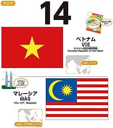 Perpetual Page-A-Day Wall Desk Calendar Fun World Flags CL-709