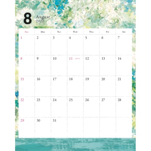 New Japan Calendar 2027 Desk Calendar Do Simple Brown NK559