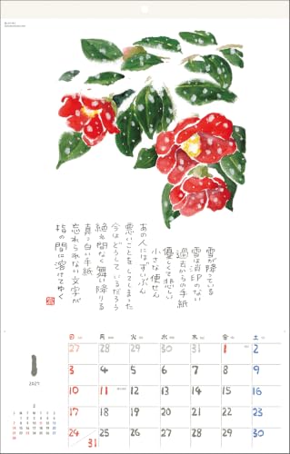 Tomohiro Hoshino 2027 Wall Calendar Jewel No.6227