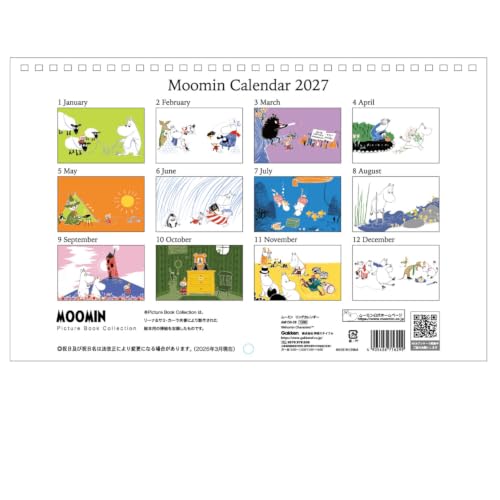 Midori 2027 Desk Calendar Seasonal Views Calendar - Scenic Design 31416006