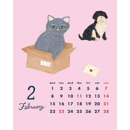 New Japan Calendar 2027 Desk Calendar Irodori Japanese Style Moji NK513