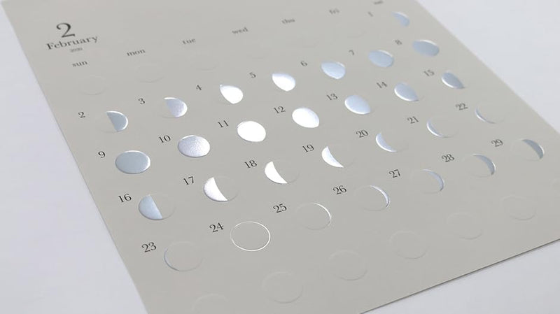 Replug 2025 Wall Calendar Moon Phases Michiru 10th Anniversary Limited Edition A25-455