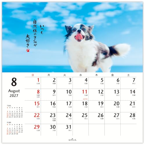 Noritsu NOLTY 2027 Desk Calendar B6 Horizontal C238