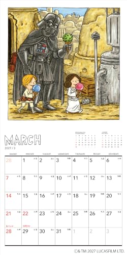 Darth Vader to Luke 2027 WALL CALENDAR