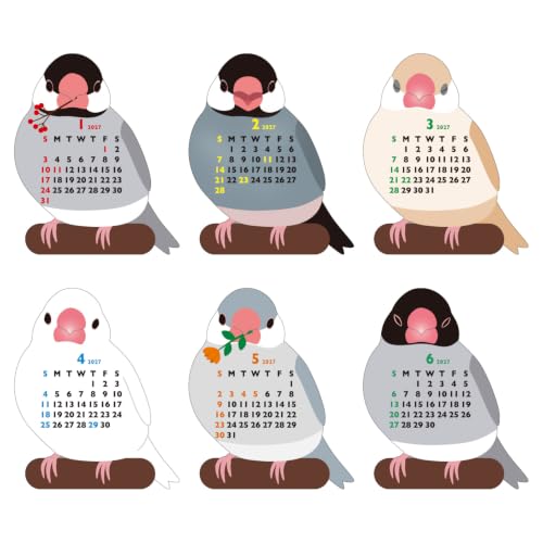New Japan Calendar 2027 Desk Calendar Compact Color NK8508
