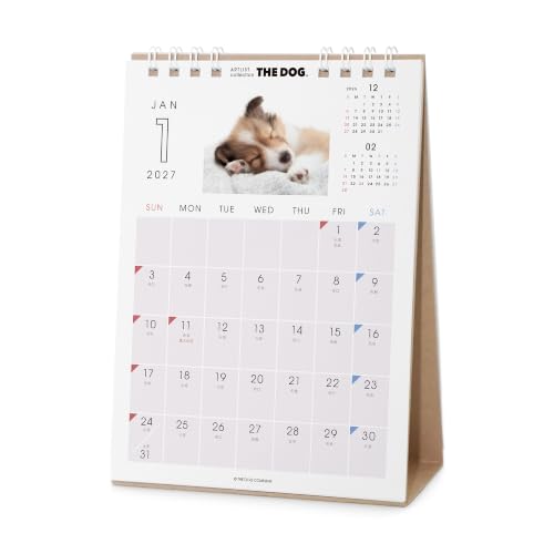 THE DOG 2027 Desk Calendar [Shetland Sheepdog]