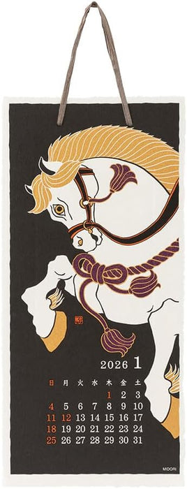 Midori 2026 Wall Calendar Washi Calendar S Scenery 31386006