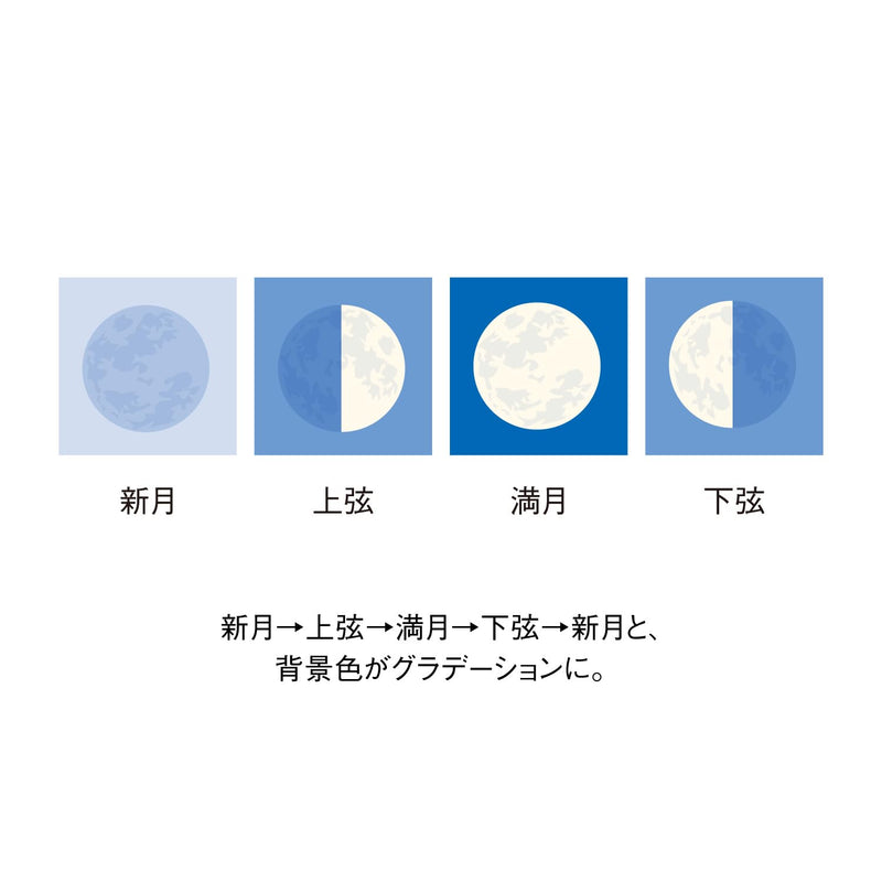 New Japan Calendar 2027 Page-A-Day Calendar moon Mini Mini Daily Calendar NK4480