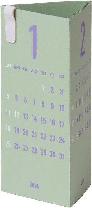 Replug 2026 Desk Calendar Triangler Sage A26-501